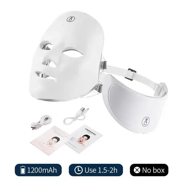 7 Colors Led Facial Lifting Anti-aging Therapy Mask