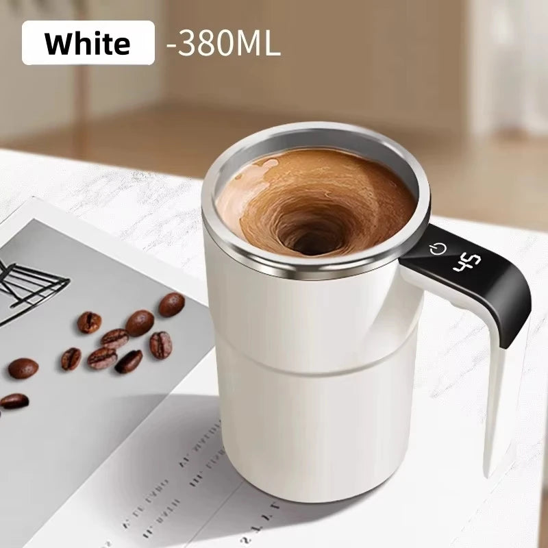380ML USB Rechargeable Mini Electric Coffee Self Mixing Mug