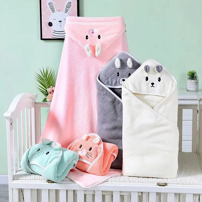 Soft Fleece Baby Bath Towel