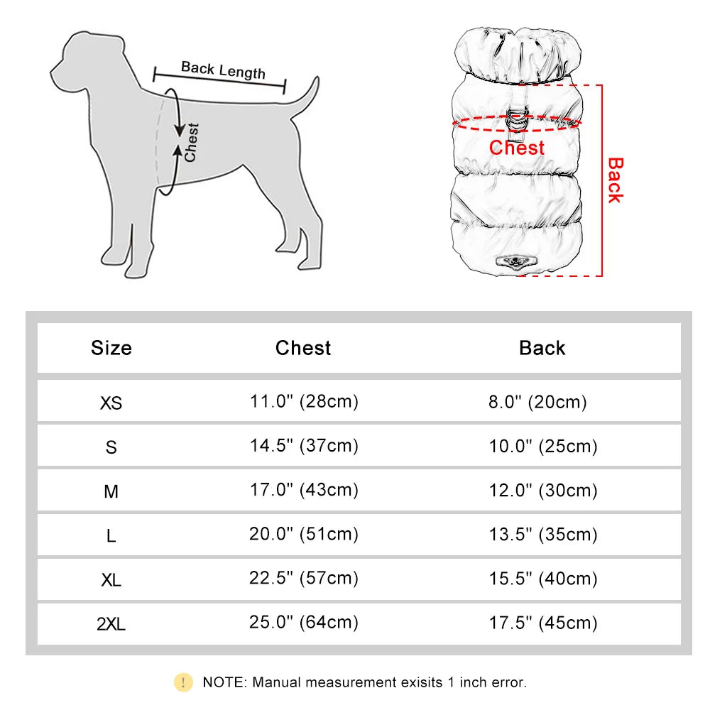 Winter Soft Warm Dog Clothes