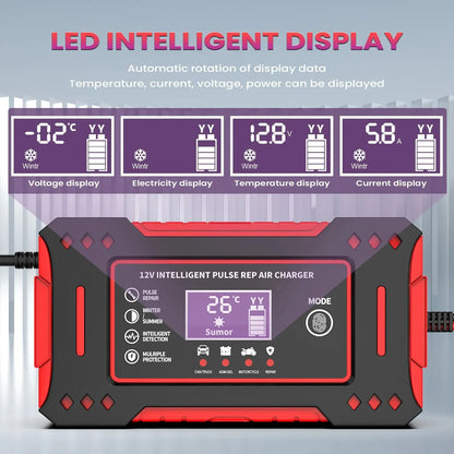 6A 12V Intelligent Car Battery Charger