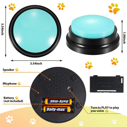 Voice Recording Button Pet Toy