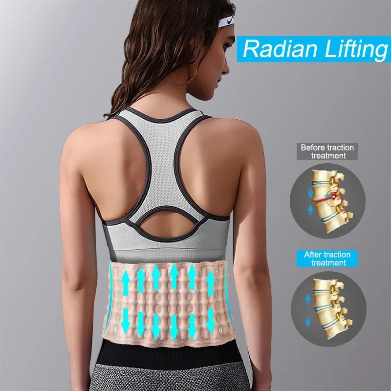 Inflatable Back Pain Waist Belt