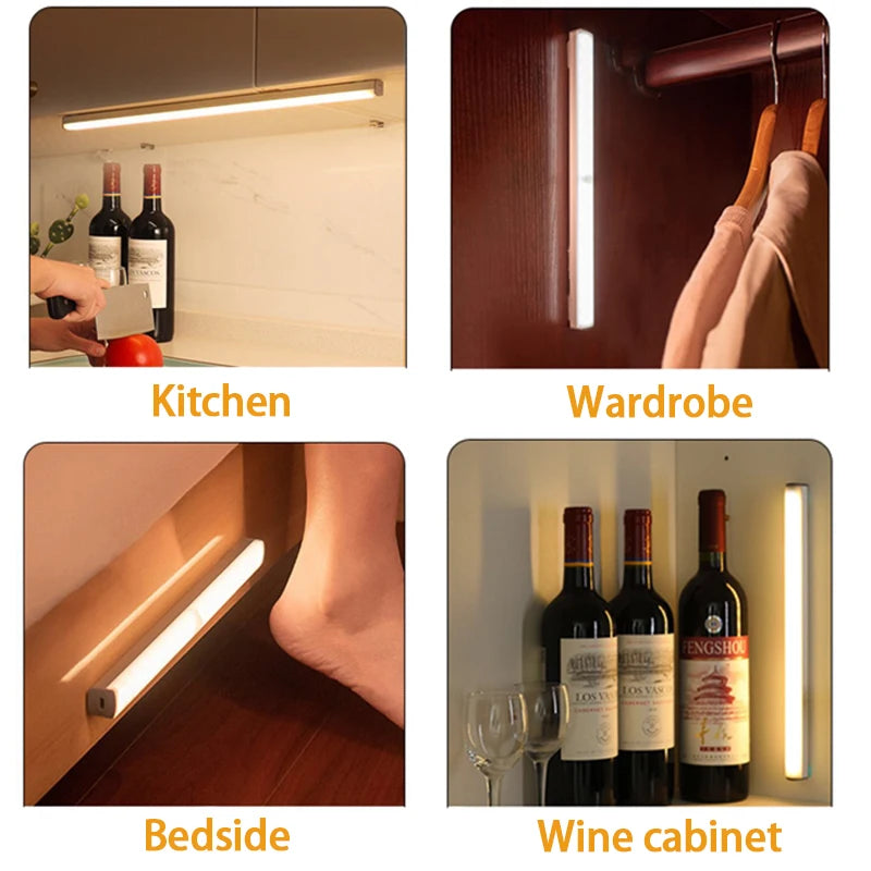 Wireless Sensor LED Night Light Lamp