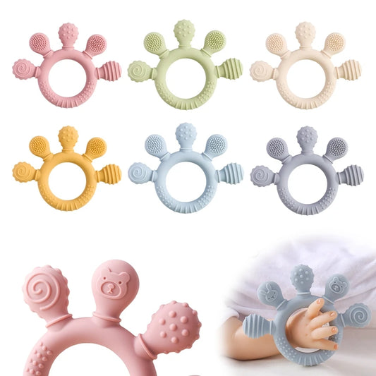 1pc Silicone Teether for Toddlers