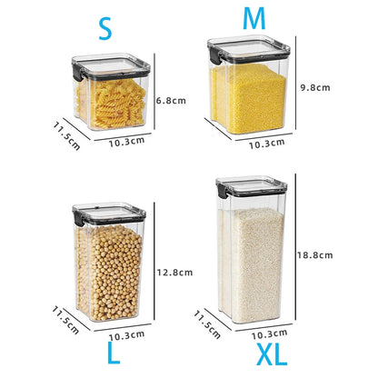 Plastic Kitchen Food Storage Boxes