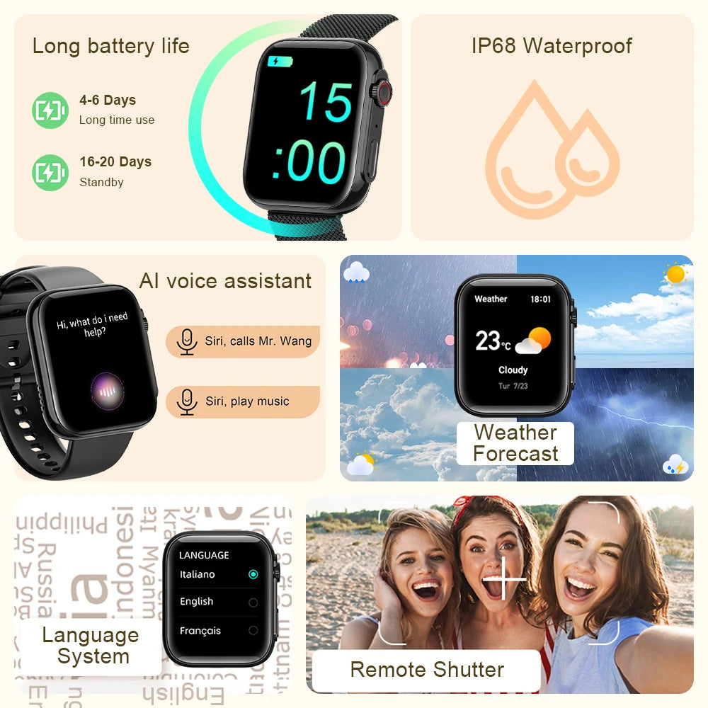 1.9" AMOLED Smart Watch