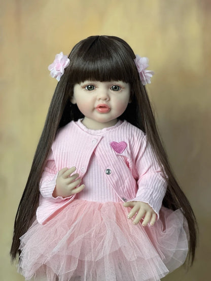 Silicone Baby Girl Doll