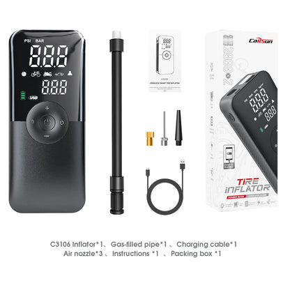 Portable Rechargeable Electric Tire Inflator Pump