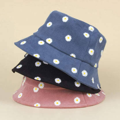 Summer Cute Flower Bucket Hat for Kids