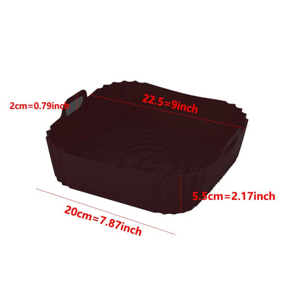 Silicone Air Fryers Oven Baking Tray