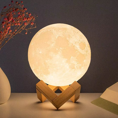 LED Moon Lamp for Bedroom Decor